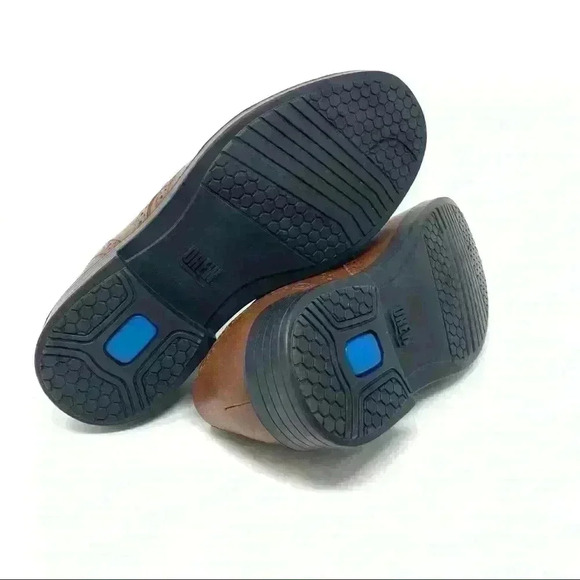 Drew Clayton Wing Tip Oxford Brown Leather 9.5 - Picture 7 of 11